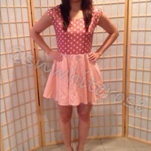 Pink Polka Dot Dress